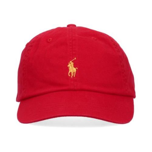 Rød Baseball Logo Hat