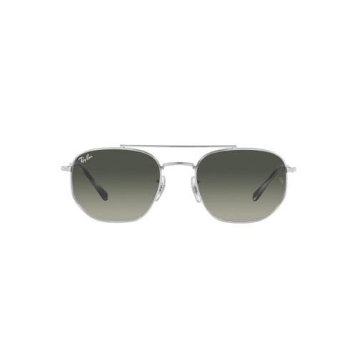 RB 3707 Sølv Metal Solbriller til Mænd