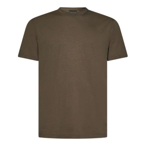 Mørk oliven T-shirt - Regular Fit, Fremstillet i Portugal