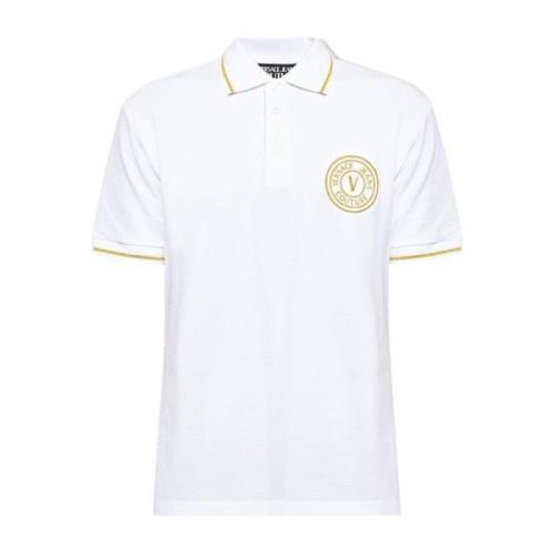Premium Polo Shirt i Høj Kvalitet med Guld Detaljer