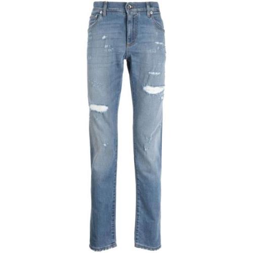 Vaskede sorte skinny stræk jeans