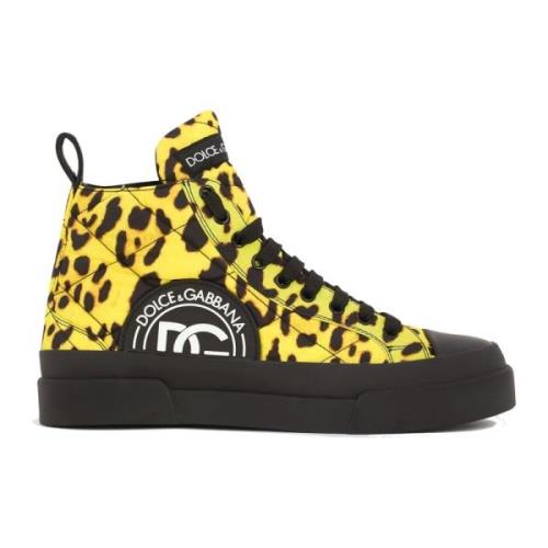 Leopard Quiltede Sneakers
