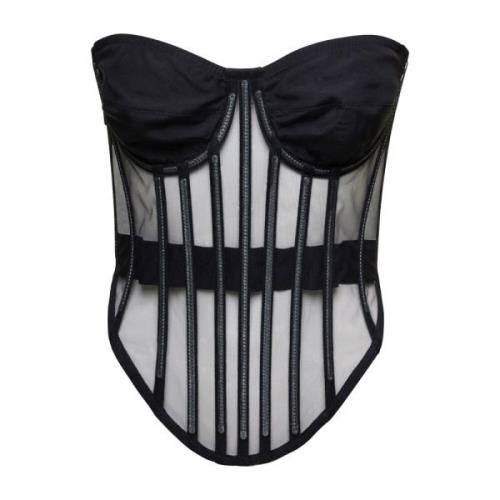 Stilfuld Ærmeløs Bustier Top