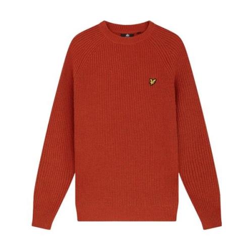 Lyle -sweater Scott KN1701V -W701 Orange - Beklædningsstørrelser: L