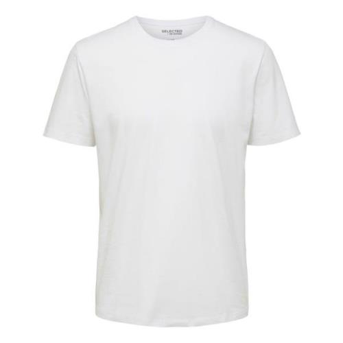 Hvid Bomuld T-Shirt