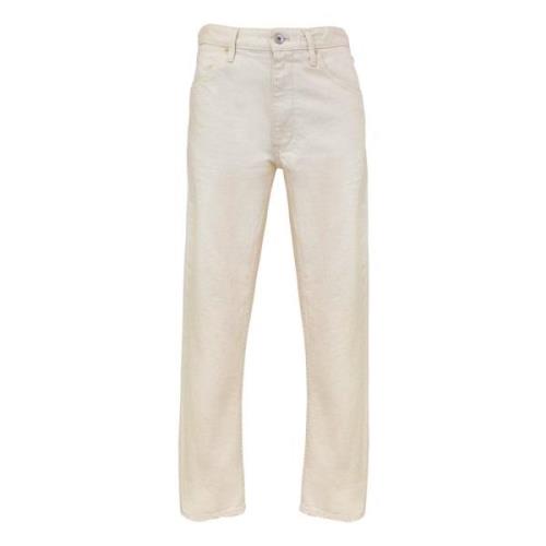 Naturlig Hvid Denim Jeans