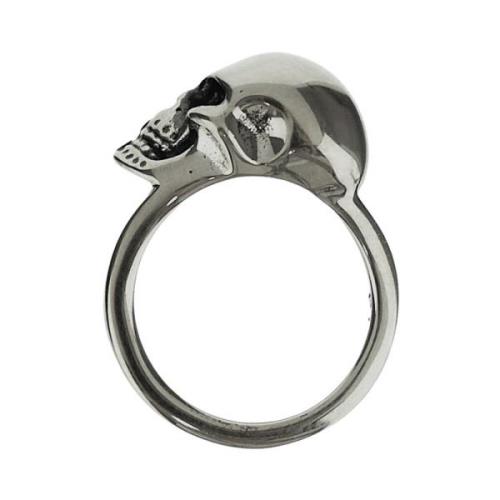 Side Skull Ring - Edgy og stilfuld