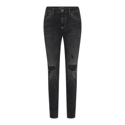 Stilfulde Mmbradford Scratch Jeans 155450 Mørkegrå