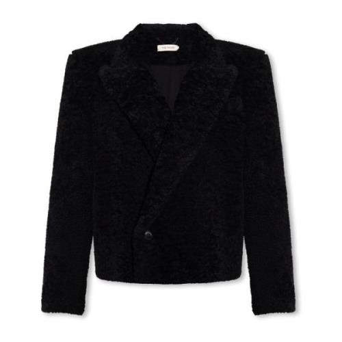 Bert cropped shearling jacket