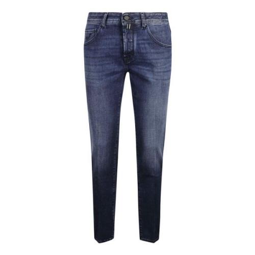 Nick Super Slim Jeans med Broderet Logo