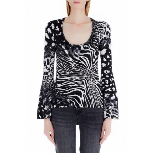 Zebra Mønster Dame Sweaters