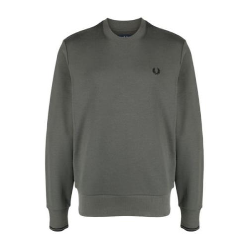 Grøn Crewneck Sweater