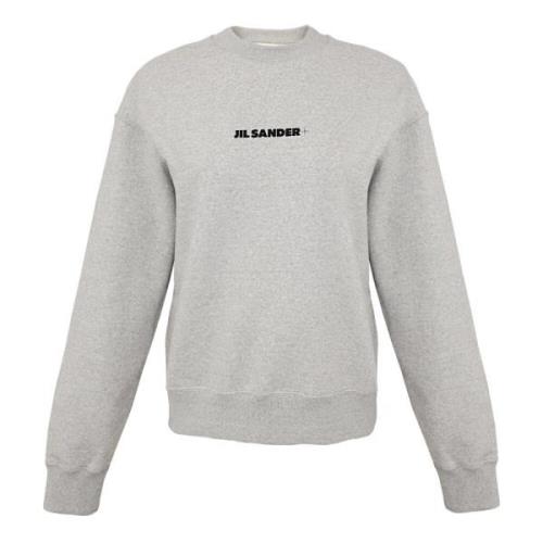 Grå Sweatshirt med Tidløs Æstetik og Sporty Design