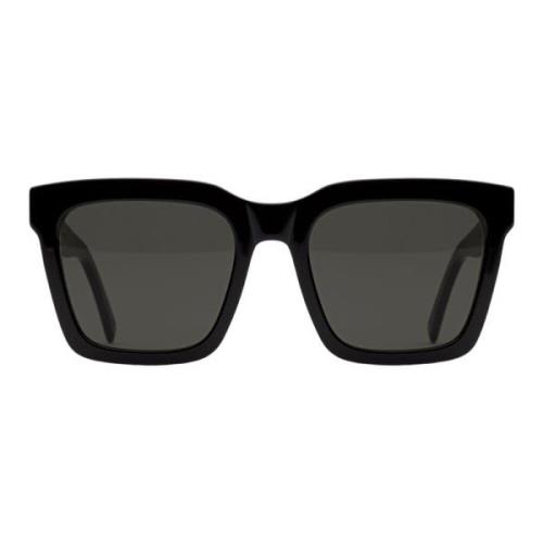 Sorte firkantede solbriller