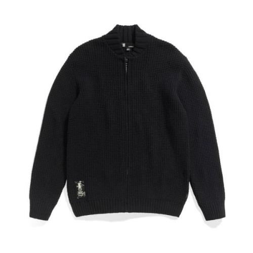 Mørke Sorte Cardigan Sweaters