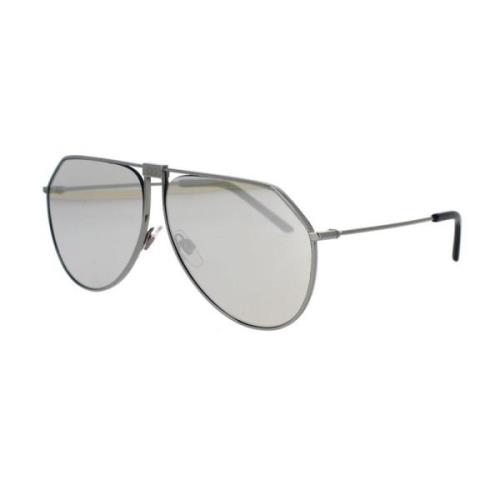 Gunmetal Grey Solbriller med Lys Grå Spejllinser