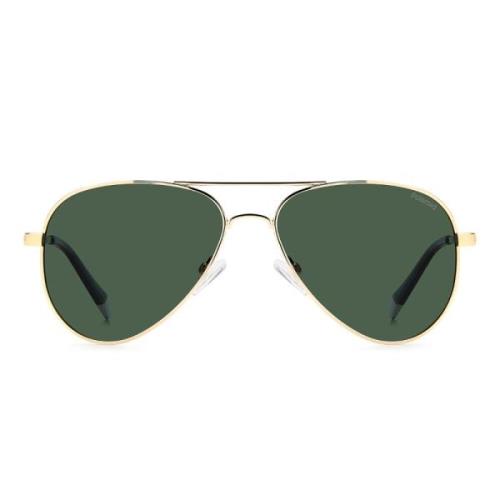 Klassiske Grønne Tintede Dråbeformede Solbriller