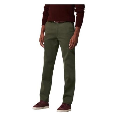 Grønne bukser med regular fit og høj kvalitet