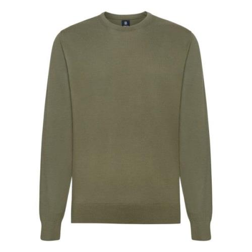 Bomuld Crew Neck Sweater 12gg