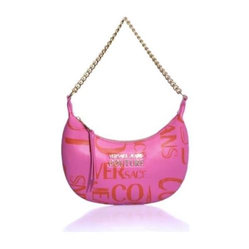 Fuchsia Logo Couture Håndtaske til Kvinder
