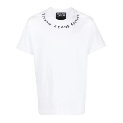 Herre hvid logo T-shirt - XXXL