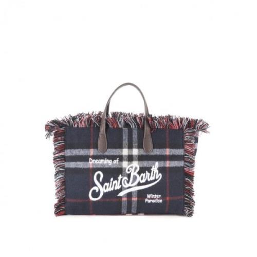 Stor Tartan Vanity Taske