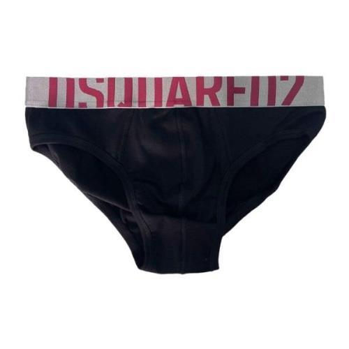 Sorte Briefs med Logo Elastik