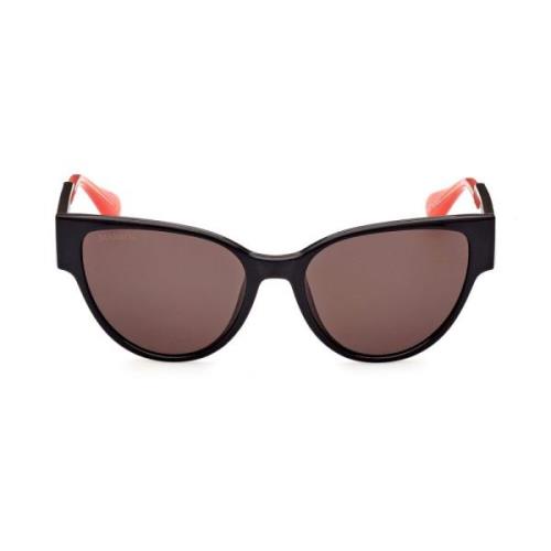 Sorte Cat Eye Solbriller til Kvinder