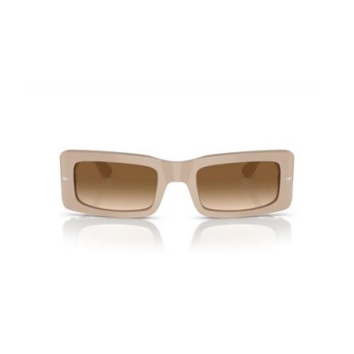 Moderne Rektangulære Solbriller med Ikonisk Pil Design