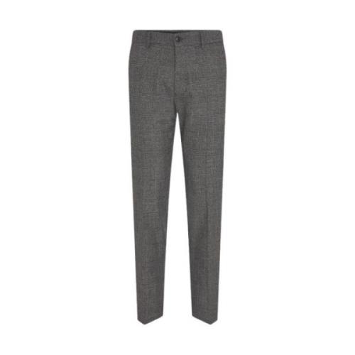 Klassiske grå bukser med elastisk indlæg
