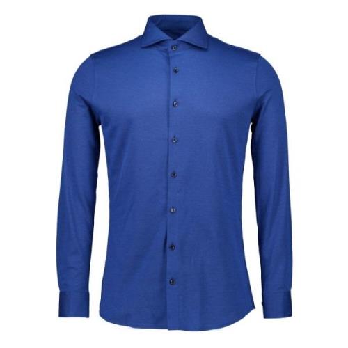 Blå langærmede skjorter