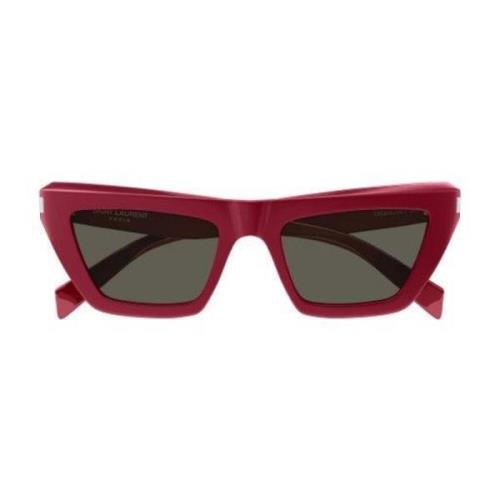 Røde Cat-Eye Solbriller til Kvinder