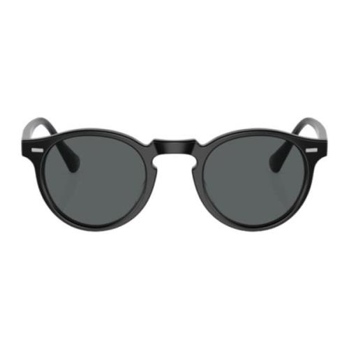 Semi-Mat Sorte Solbriller
