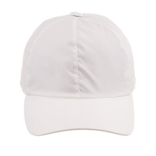 Hvid Nylon Baseball Hat til Mænd