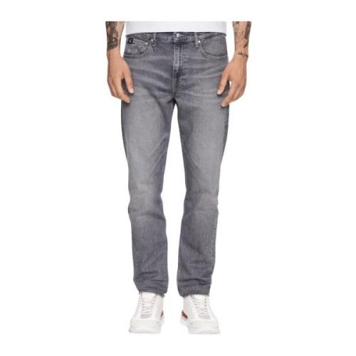 Grå Tapered Jeans