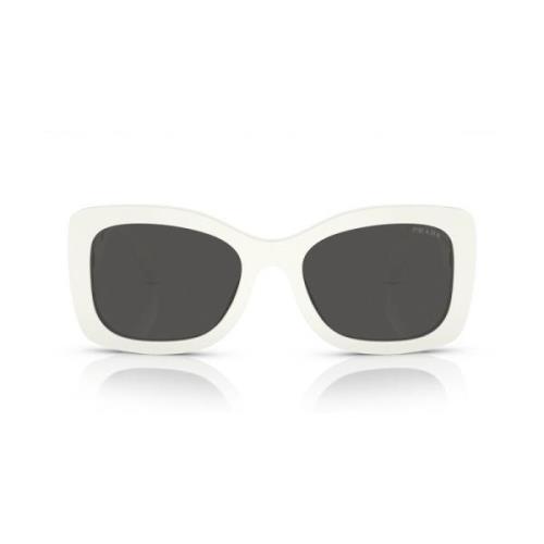 Prada Oval Solbriller med Mørkegrå Linser
