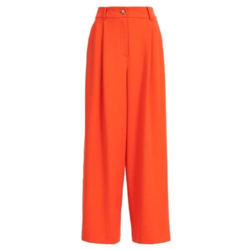 Plisserede bukser i orange