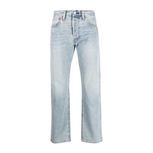 Blå Jeans med 3,5 cm Hæl