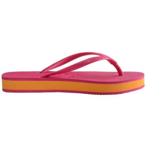 Slim Platform Flip Flops til Kvinder