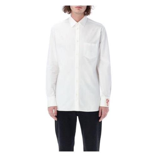 Hvid Cotton Alvise Regular Skjorte