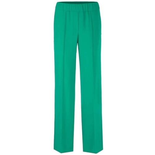 Grønne bukser med elastisk talje