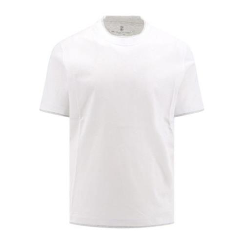 Hvid Crew-Neck T-Shirt
