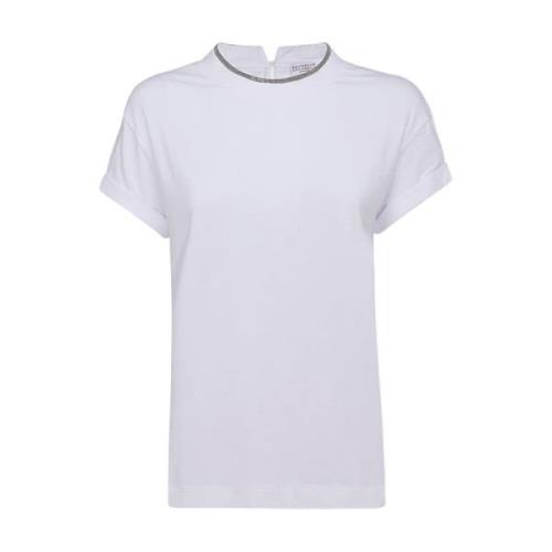 Hvide lette og naturlige T-shirts og polos