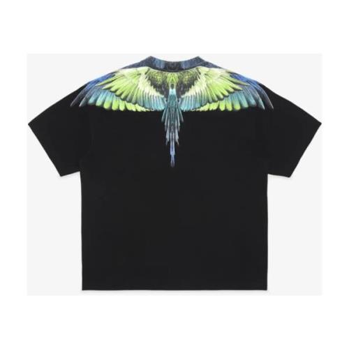 Icon Wings T-shirt Sort Lys Grøn