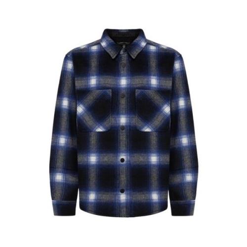 Tartan Print Flannel Skjorte