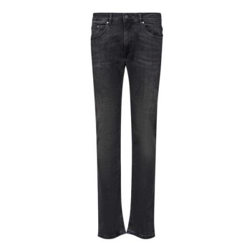 Charcoal Five Pocket Jeans med nitter