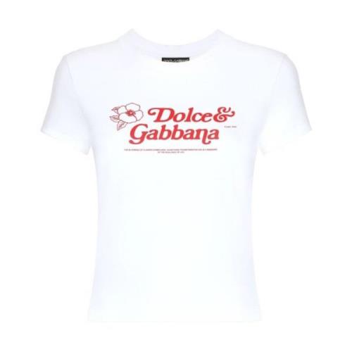 Logo Hvid T-shirt af DG