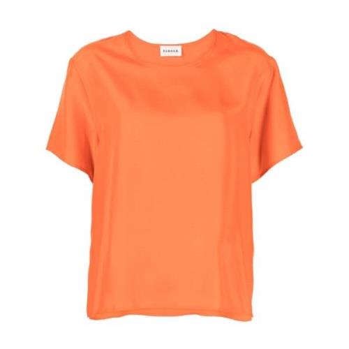 Silke Orange T-shirts og Polos
