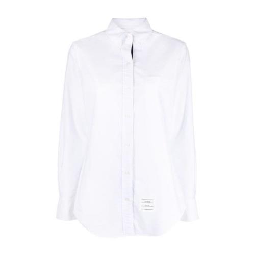 Hvid Button-Down Oxford Skjorte