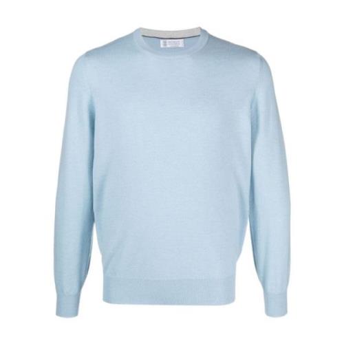 Lysblå Cashmere Sweater